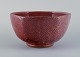 European studio 
ceramicist, 
large 
raku-fired 
ceramic bowl.
Approx. 1970s.
Stamped with Y 
in ...