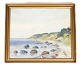 Painting on the 
canvas in a 
gold frame of a 
landscape motif 
from around the 
1930s. Signed 
Frit ...
