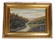 Painting on the 
canvas in a 
gold frame 
motif of a 
landscape from 
around the 
1930s
Dimensions in 
...