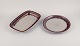 Jens Harald 
Quistgaard for 
Bing & 
Grøndahl, 
"Mexico" retro 
design, round 
dish and oval 
dish in ...