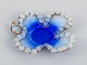 Castel for 
Limoges, 
France, enamel 
bowl with glass 
beads around 
the edge. Blue 
enamel.
Mid-20th ...