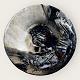 Jeppe Hagedorn 
Olsen, Abstract 
motif, Blue/ 
white/ black 
glaze, 19cm in 
diameter, From 
own ...