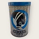 Coffee tin can, 
FDB circle 
coffee, 17cm 
high, 11cm in 
diameter, 
Design Aage 
Sikker Hansen 
...