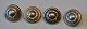 Collection of 
silver buttons, 
4 pcs. 
Christian 
Veilskov A/S, 
Copenhagen 
(1963 -) 
Denmark. ...