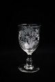 Old mouth-blown 
19th century 
French Souvenir 
wine glass with 
engraved 
writing Amitié 
...