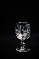 Old mouth-blown 
19th century 
French Souvenir 
wine glass with 
engraved 
writing Amitié 
...