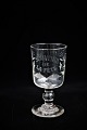 Old mouth-blown 
19th century 
French Souvenir 
wine glass with 
engraved 
writing 
"Souvenir de La 
...