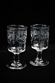 Antique, 19th 
century 
mouth-blown 
French wine 
glass 
with 
decorations on 
the side. 
Approx. ...