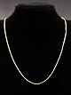 8 carat gold 
necklace 45 cm. 
W. 0.15 cm. 
weight 4.3 
grams from 
goldsmith Jens 
Aagaard 
Svendborg ...