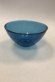Orrefors Fuga 
Round Glass 
Bowl in Blue 
Sweden
Designed by 
Sven Palmqvist
Measures 21cm 
x ...