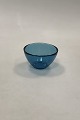 Orrefors Fuga 
Round Glass 
Bowl in Blue 
Sweden
Designed by 
Sven Palmqvist
Measures   
8,5cm ...