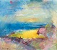 Poul K. 
Jörgensen, 
listed Swedish 
artist, oil on 
board.
”Landskap m. 
raps” 
(Landscape with 
...