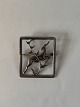 Brooch in 
Silver
Stamped BH 
830s exclusive
Height 39.29 
mm approx
Length 34.65 
mm ...