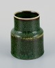 Carl Harry 
Stålhane 
(1920-1990) for 
Rörstrand, 
Sweden, ceramic 
vase with 
green-brown ...