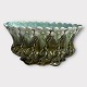 Earthenware 
flower pot, 
Majolica, Green 
glaze flowers, 
26cm wide, 14cm 
deep, 13.5cm 
high *With a 
...