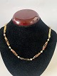 Necklace with 
pearls in 14 
carat gold
Stamped 585
Goldsmith: 
Unknown
Length 42 cm 
approx
The ...