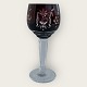 Bohemian 
crystal glass, 
Echt kristall, 
Port wine, 
Bordeaux, 13cm 
high, 4.5cm in 
diameter ...