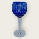 Bohemian 
crystal glass, 
Real crystal, 
Port wine, 
Blue, 19cm 
high, 8cm in 
diameter 
*Perfect ...