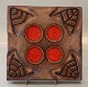 Red dot Ceramic 
relief from 
Soeholm 
Bornholm 18 x 
18 cm In nice 
and mint 
condition 
Danish Art ...