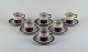 Bing & 
Grøndahl, 
"Tema", a set 
of six coffee 
cups with 
saucers in 
stoneware.
Model 305.
From ...