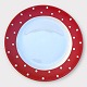 Gefle, Amanita, 
Red, Plate, 
18cm in 
diameter, 
Design Helmser 
Ringström *Nice 
condition with 
some ...