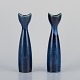 Stig Lindberg 
for 
Gustavsberg, 
Sweden. A pair 
of "Azur" 
ceramic vases 
with glaze in 
azure blue ...