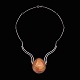 Boy Johansen. 
Sterling Silver 
Necklace with 
Amber Pendant.
Designed and 
crafted by 
Svend Erik ...