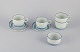 Stig Lindberg 
(1916–1982) for 
Gustavsberg. A 
set of four 
"Dart" 
stoneware 
coffee cups and 
...