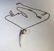 Georg Jensen. 
Necklace with 
UNO pendant. 
Design 451. 
Length of 
pendant 3.8 cm. 
Length of ...