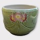 Earthenware, 
Pot hiders, 
Majolica, Green 
with pink 
flowers, 19cm 
in diameter, 
14.5cm high 
*With ...