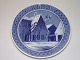 Royal 
Copenhagen (RC) 
Christmas Plate 
from 1921 "Old 
Houses on the 
Town Square of 
Aabenraa”. ...