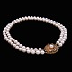 Viggo Wollny. 
Two-Strand 
Pearl Necklace 
with 18k Gold 
Diamond Lock.
18k Gold Lock 
with 16 ...