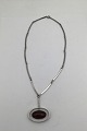 Niels Erik From 
Sterling Silver 
Necklace 
(Amber) 
Measures 47 cm 
(18.50 inch) 
Weight 29.7 gr. 
...