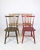 Dining room 
chairs / Stick 
chairs in both 
natural, brown 
and red colors 
of Danish 
design from ...
