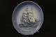 Ship plate Bing 
& Grøndal, No. 
4, from 1982. 
The plate is 
painted with 
Clipper Ship, 
with the ...