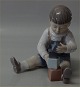 Dahl Jensen 
1167 Boy with 
lego blocks 
(DJ) 13.5 cm in 
fine and mint 
condition 2.