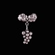Georg Jensen. 
Sterling Silver 
Grapes Brooch 
#217A.
Designed by 
Harald Nielsen 
1892 - 1977 in 
...