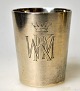 Russian silver 
goblet, 1910. 
Conical. 
Stamped. With 
ducal crown and 
the monogram: 
WKM. Also ...