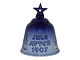 Bing & 
Grondahl, small 
Christmas Bell 
with 1907 
Christmas plate 
decoration.
Decoration 
number ...