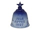 Bing & 
Grondahl, small 
Christmas Bell 
with 1927 
Christmas plate 
decoration.
Decoration 
number ...