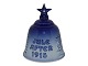 Bing & 
Grondahl, small 
Christmas Bell 
with 1915 
Christmas plate 
decoration.
Decoration 
number ...