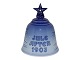 Bing & 
Grondahl, small 
Christmas Bell 
with 1903 
Christmas plate 
decoration.
Decoration 
number ...