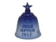 Bing & 
Grondahl, small 
Christmas Bell 
with 1917 
Christmas plate 
decoration.
Decoration 
number ...
