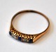 14 carat red 
gold ring, Hugo 
Gr&uuml;n, 
Copenhagen, 
Denmark, 20th 
century. 
Stamped. Size: 
57 cm. ...