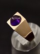 8 carat gold 
ring size 56-57 
with amethyst 
from goldsmith 
G. Brokholm 
Aarhus item no. 
554208