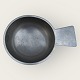 Just Andersen, 
Round pewter 
bowl with 
handle, 18cm 
wide (with 
handle) 
*Charmingly 
imperfect*