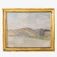Oil on canvas - 
'Florence' in 
gold painted 
frame from ...