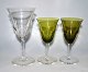 Glassware, 
crystal, 
Harald, 1930s, 
Val Saint - 
Lambert; 
Belgium. With 
ground stem and 
...