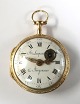 Larpent & 
Jürgensen 
(1773-1814). 
Gold men's 
pocket watch 
18K (two 
coloured). 
Diameter 42 mm. 
...