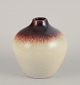 Vicke 
Lindstrand for 
Ekeby. 
"Marianne" 
ceramic vase. 
Brown and 
cream-colored 
glaze.
Model ...